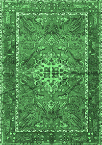 Persian Emerald Green Traditional Rug, tr3945emgrn