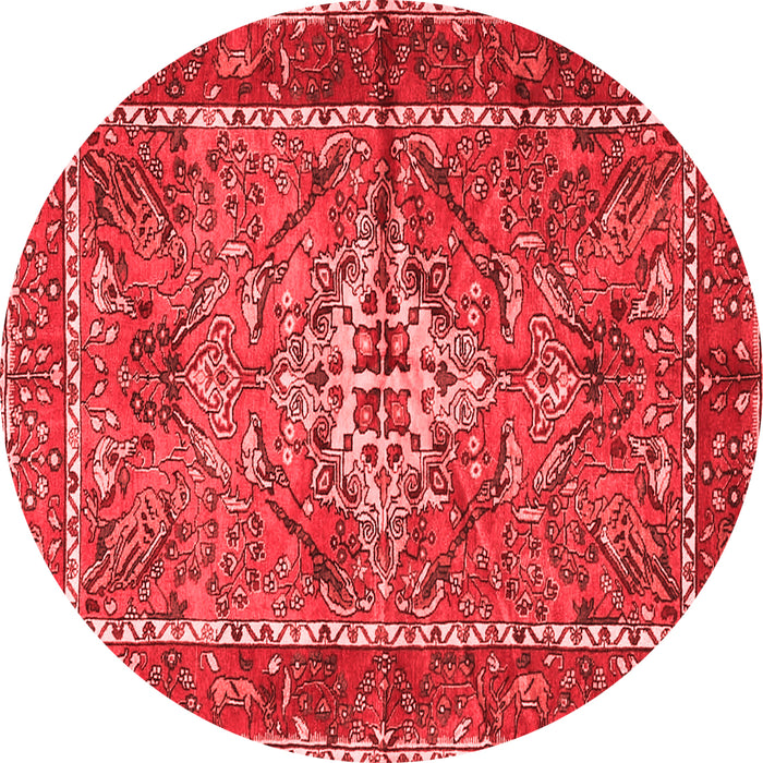 Machine Washable Persian Red Traditional Rug, wshtr3945red