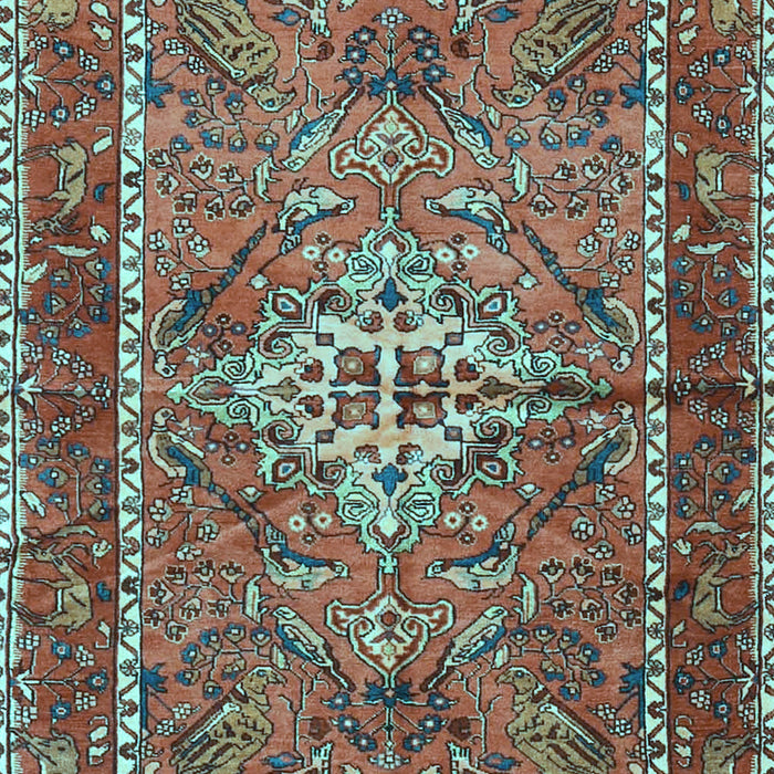 Persian Light Blue Traditional Rug, tr3945lblu