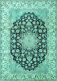 Persian Turquoise Traditional Rug, tr3946turq