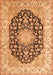 Persian Orange Traditional Rug, tr3946org