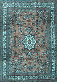 Persian Light Blue Traditional Rug, tr3947lblu