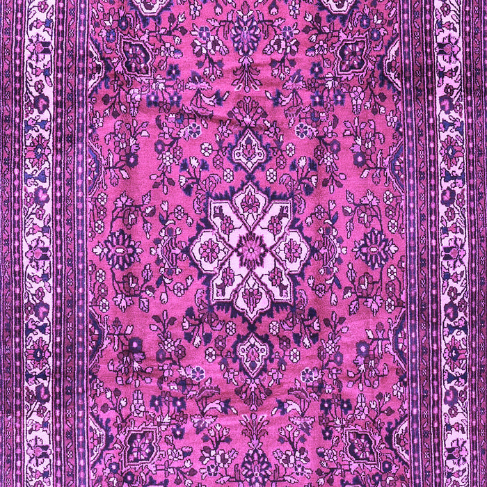 Machine Washable Persian Purple Traditional Area Rugs, wshtr3947pur
