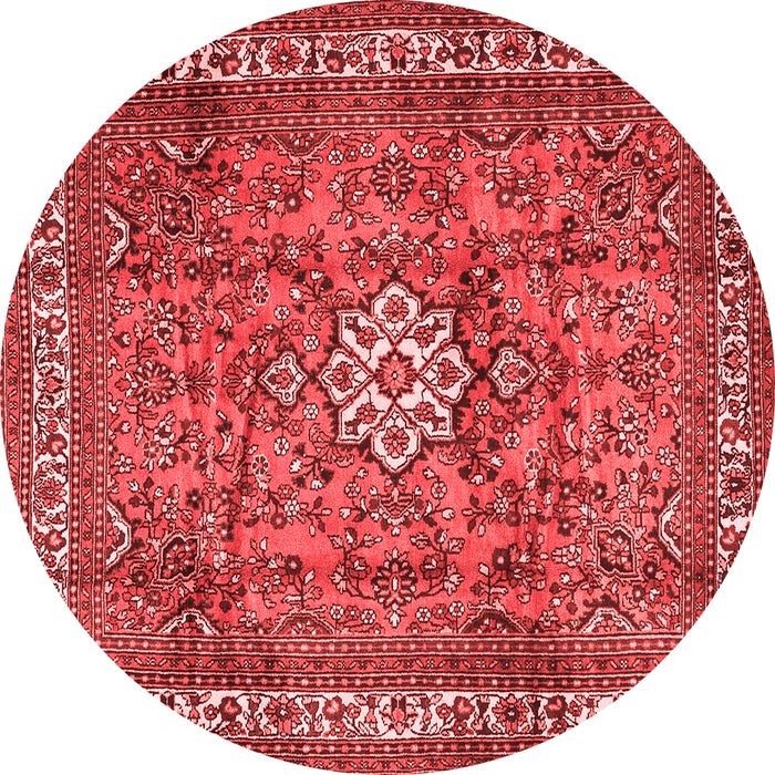 Machine Washable Persian Red Traditional Rug, wshtr3947red