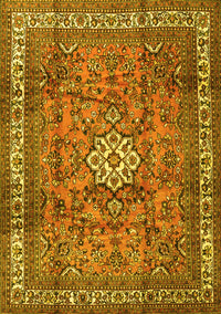 Persian Yellow Traditional Rug, tr3947yw