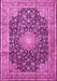 Machine Washable Persian Pink Traditional Rug, wshtr3948pnk