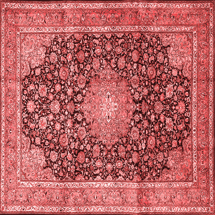 Machine Washable Persian Red Traditional Rug, wshtr3948red