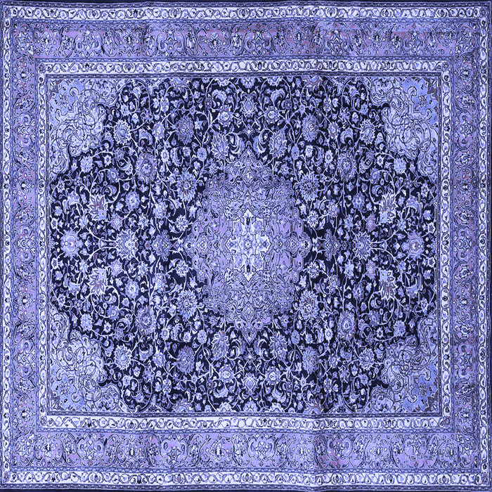 Square Persian Blue Traditional Rug, tr3948blu