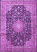 Machine Washable Persian Purple Traditional Area Rugs, wshtr3948pur