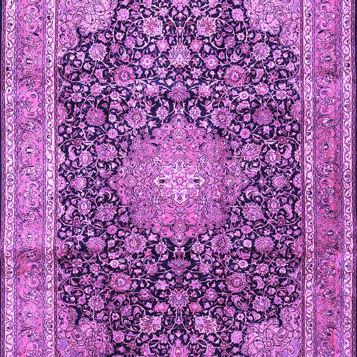 Machine Washable Persian Purple Traditional Area Rugs, wshtr3948pur