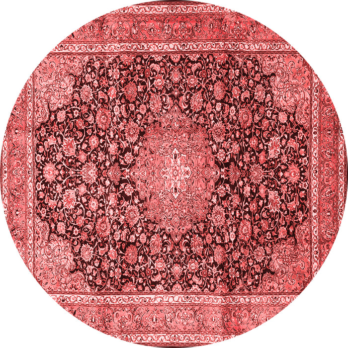 Machine Washable Persian Red Traditional Rug, wshtr3948red