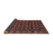Sideview of Traditional Chestnut Brown Persian Rug, tr3949