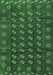 Machine Washable Persian Emerald Green Traditional Area Rugs, wshtr3949emgrn