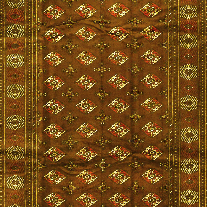 Machine Washable Persian Yellow Traditional Rug, wshtr3949yw