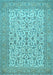Persian Light Blue Traditional Rug, tr394lblu