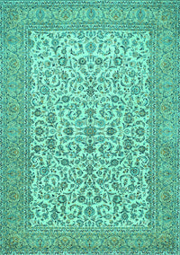 Persian Turquoise Traditional Rug, tr394turq