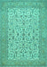 Persian Turquoise Traditional Rug, tr394turq