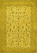 Persian Yellow Traditional Rug, tr394yw