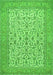 Persian Green Traditional Rug, tr394grn