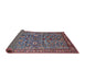 Sideview of Traditional Gunmetal Gray Persian Rug, tr3950