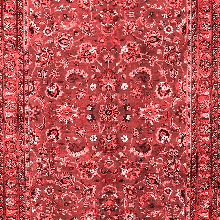 Machine Washable Persian Red Traditional Rug, wshtr3950red