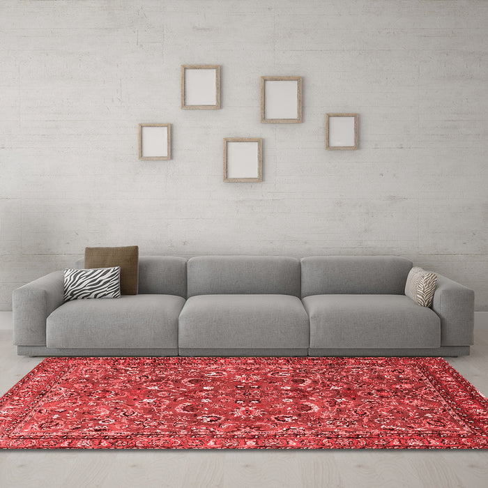 Traditional Red Washable Rugs
