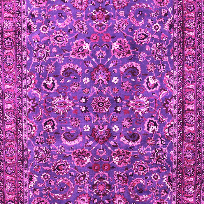 Machine Washable Persian Pink Traditional Rug, wshtr3950pnk