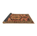 Sideview of Persian Brown Traditional Rug, tr3951brn