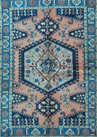Persian Light Blue Traditional Rug, tr3951lblu