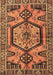 Machine Washable Persian Brown Traditional Rug, wshtr3951brn