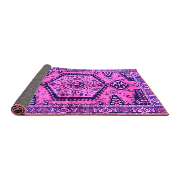 Sideview of Persian Purple Traditional Rug, tr3951pur