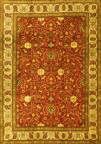 Persian Yellow Traditional Rug, tr3952yw