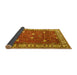 Sideview of Persian Yellow Traditional Rug, tr3952yw