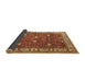 Sideview of Persian Brown Traditional Rug, tr3952brn