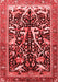 Animal Red Traditional Area Rugs