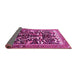 Sideview of Animal Pink Traditional Rug, tr3953pnk