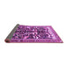 Sideview of Animal Purple Traditional Rug, tr3953pur