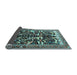 Sideview of Animal Light Blue Traditional Rug, tr3953lblu