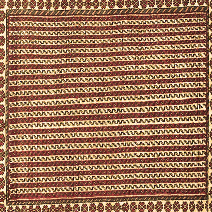 Square Machine Washable Southwestern Brown Country Rug, wshtr3954brn