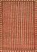 Southwestern Orange Country Rug, tr3954org