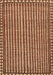 Southwestern Brown Country Rug, tr3954brn