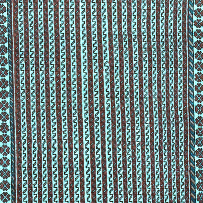 Machine Washable Southwestern Light Blue Country Rug, wshtr3954lblu