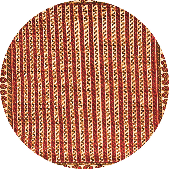 Square Southwestern Orange Country Rug, tr3954org