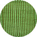 Square Southwestern Green Country Rug, tr3954grn