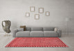 Country Red Washable Rugs