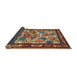 Sideview of Traditional Brown Animal Rug, tr3955