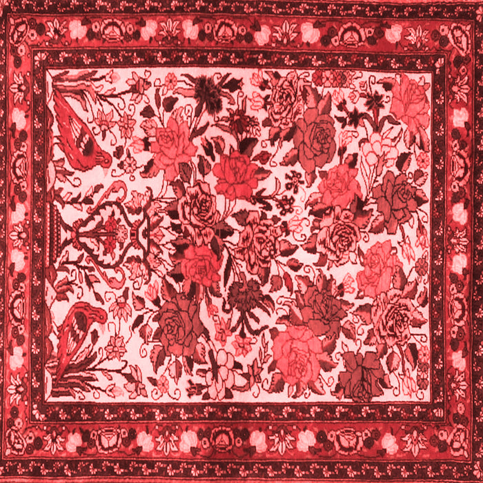 Animal Red Traditional Rug, tr3955red