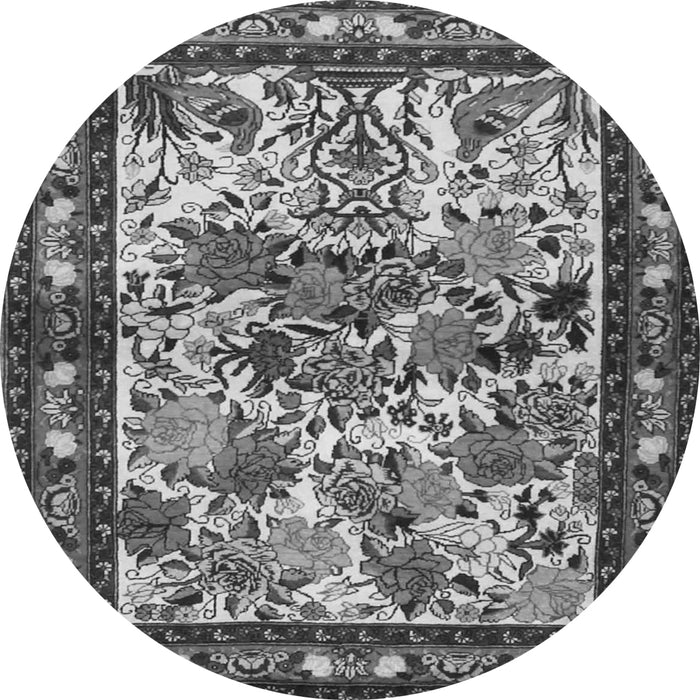 Square Animal Gray Traditional Rug, tr3955gry