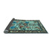 Sideview of Animal Light Blue Traditional Rug, tr3955lblu