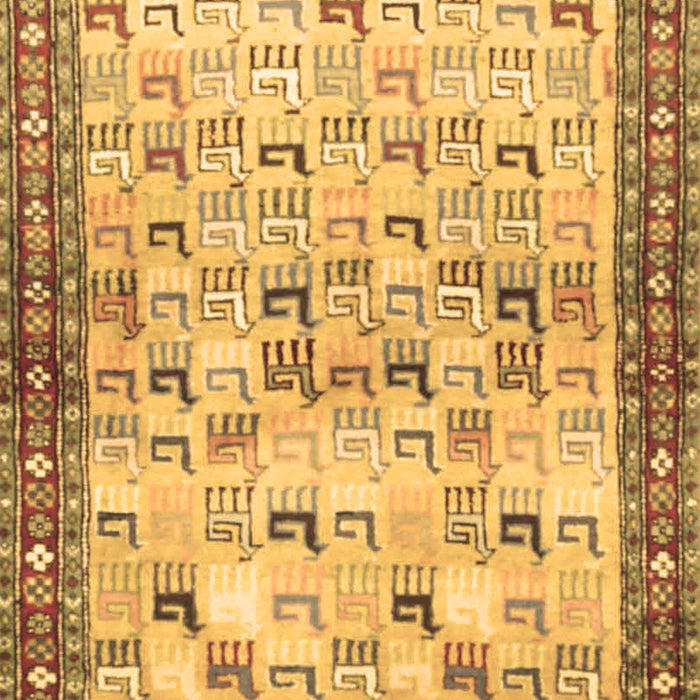 Machine Washable Persian Brown Traditional Rug, wshtr3956brn